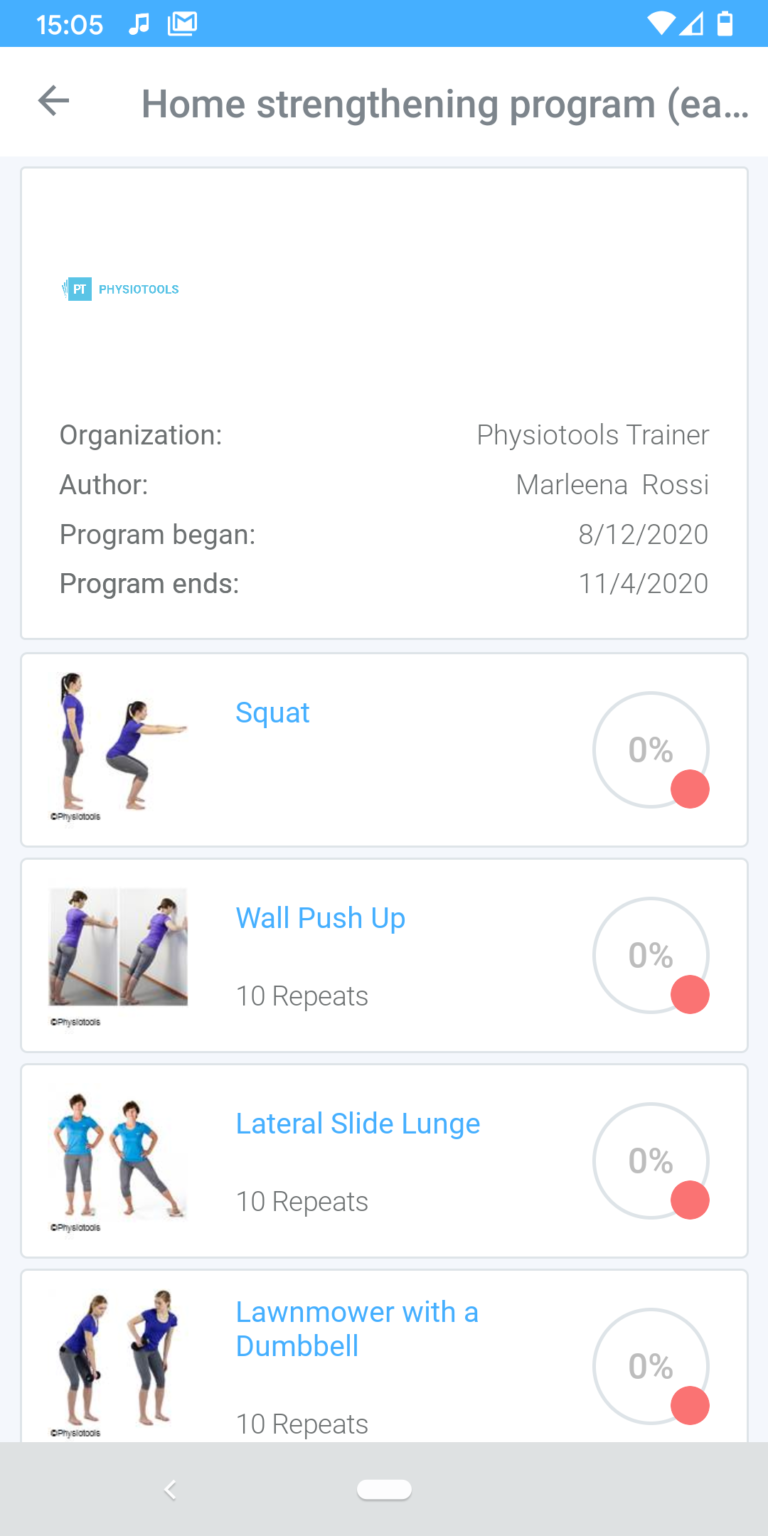 Client's Guide To The Physiotools Trainer App - Physiotools - Support ...